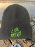 Bonnet noir avec broderie