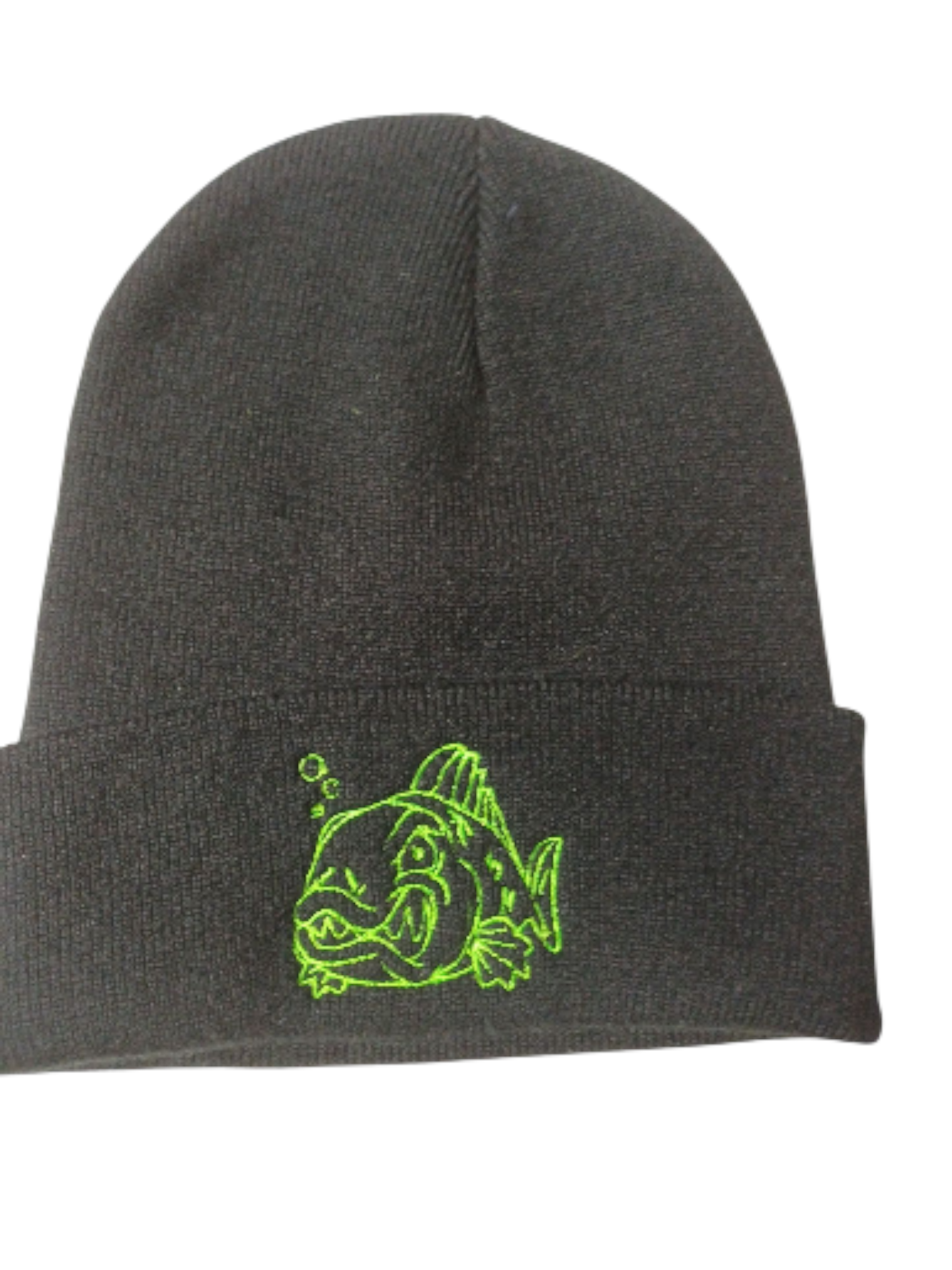 Bonnet noir avec broderie