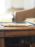 Stylos en bambou gravé